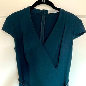 MM LAFLEUR mini dress. Size 4 dark green.